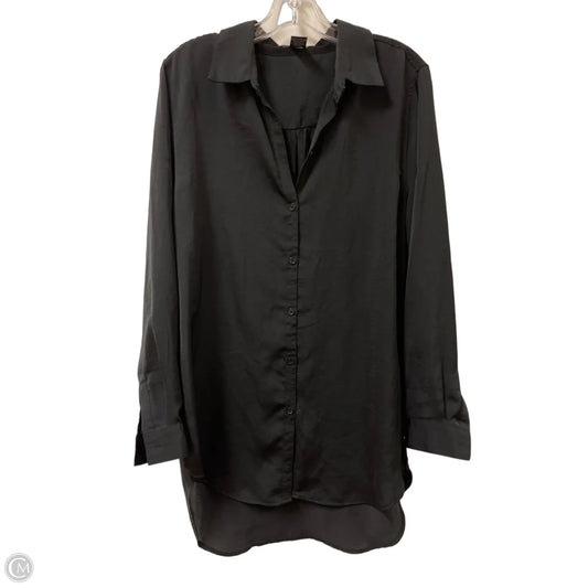 Dress Casual Midi By Clothes Mentor In Black, Size: L