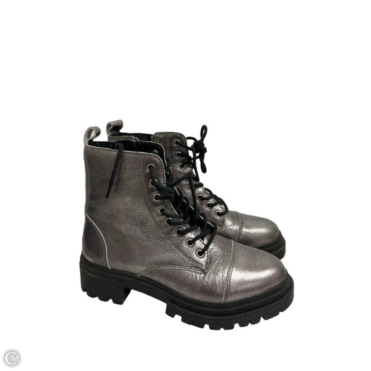 Boots Combat By Aldo In Silver, Size: 8
