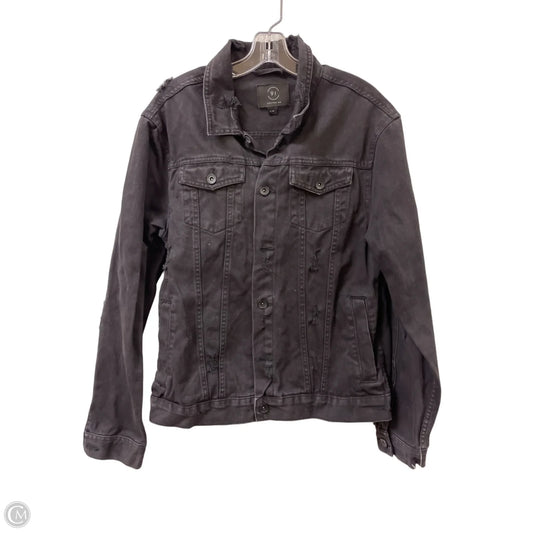 Jacket Denim By Cotton On In Black Denim, Size: L