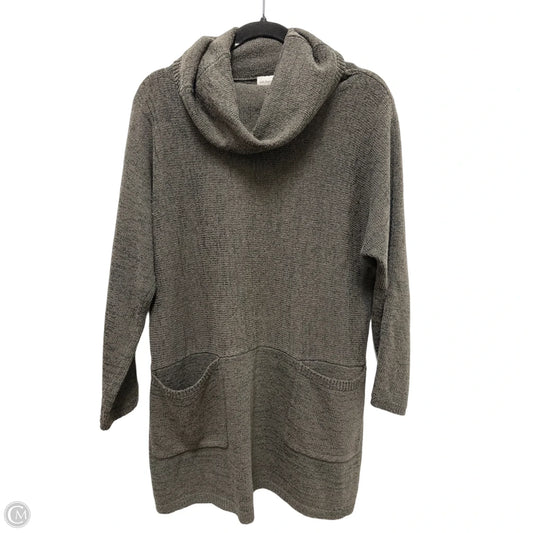 Tunic Long Sleeve By Soft Surroundings In Grey, Size: Mp