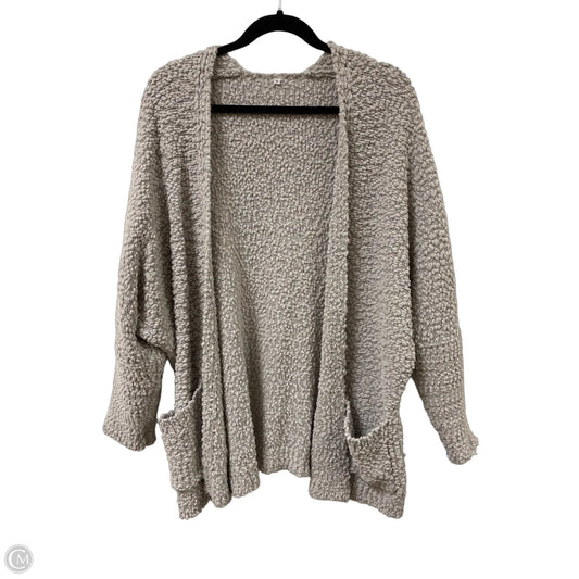 Sweater Cardigan By Clothes Mentor In Grey, Size: S