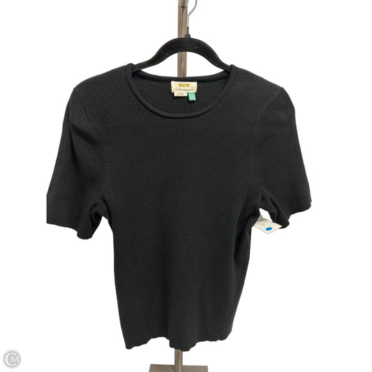 Top Short Sleeve By Maeve In Black, Size: 2x