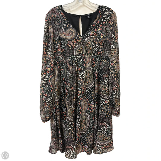 Dress Casual Midi By Torrid In Floral Print, Size: L