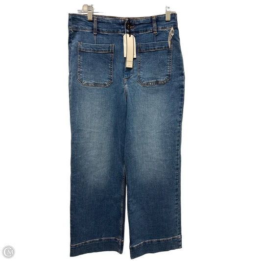 Jeans Wide Leg By Bagatelle In Blue Denim, Size: 10