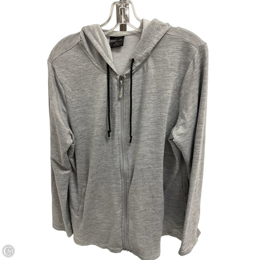 Athletic Jacket By 32 Degrees In Grey, Size: Xl