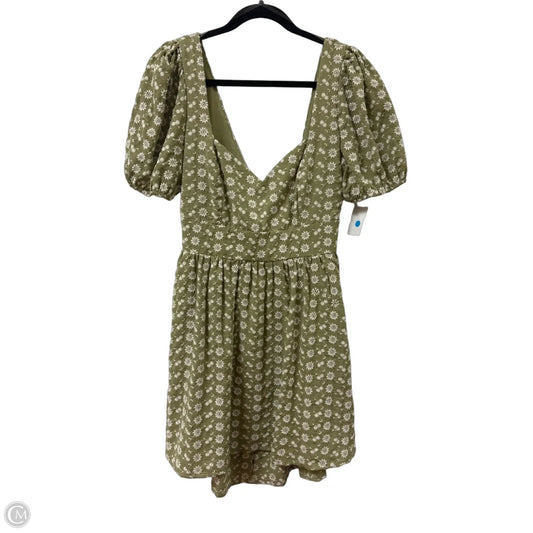 Dress Casual Short By Trixxi In Green, Size: Xl