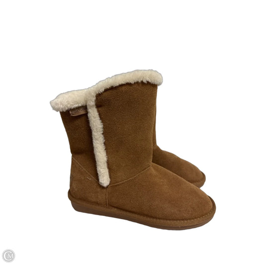 Boots Knee Flats By Minnetonka In Brown, Size: 7