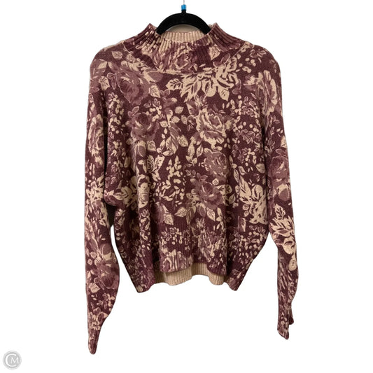 Sweater By Lc Lauren Conrad In Purple, Size: L