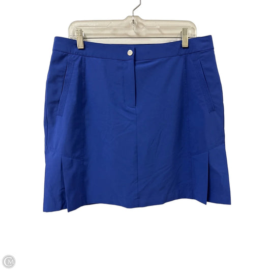 Athletic Skort By Chicos In Blue, Size: 10