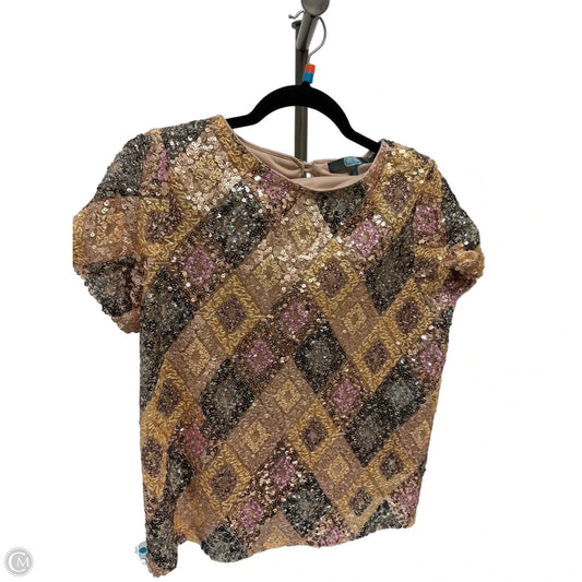 Top Short Sleeve By Eva Franco In Multi-colored, Size: S