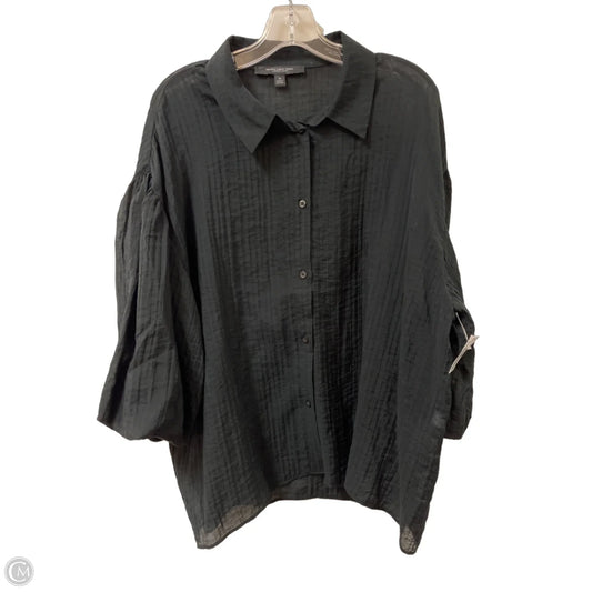 Tunic Short Sleeve By Marc New York In Black, Size: Xl