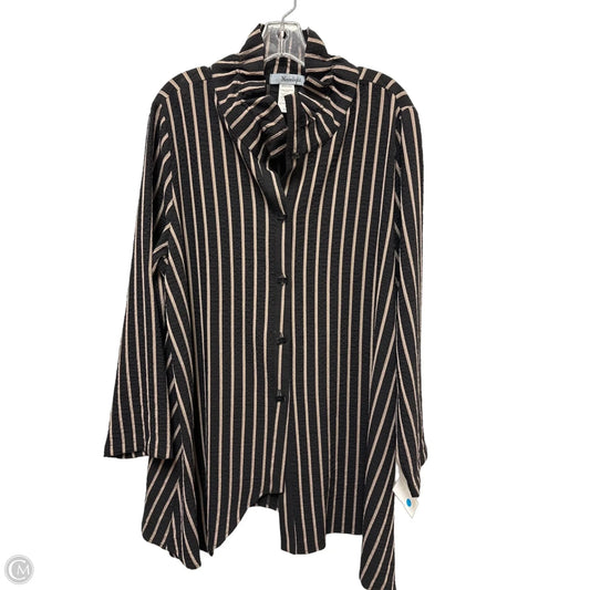 Tunic Long Sleeve By Moonlight By Y And S In Black, Size: Xl