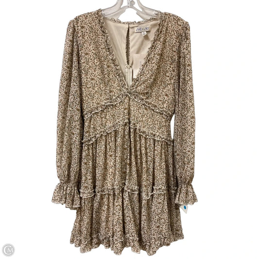 Dress Casual Midi By She + Sky In Floral Print, Size: M