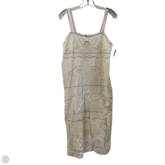 Dress Casual Maxi By Zara In Cream, Size: Xs