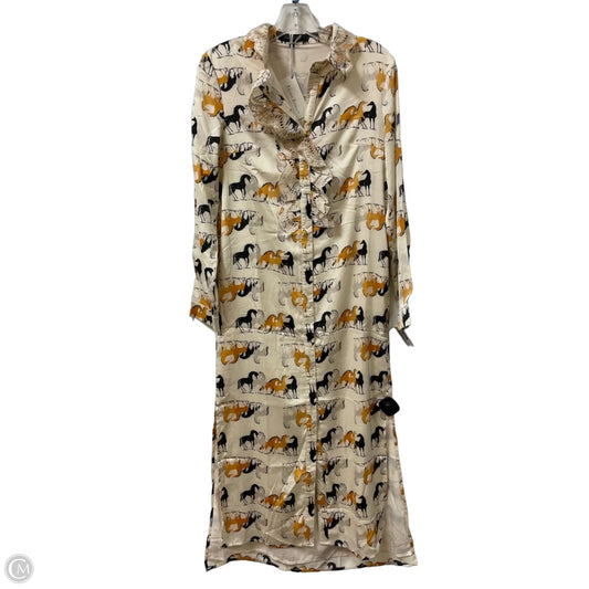 Dress Casual Maxi By Cma In Cream, Size: S