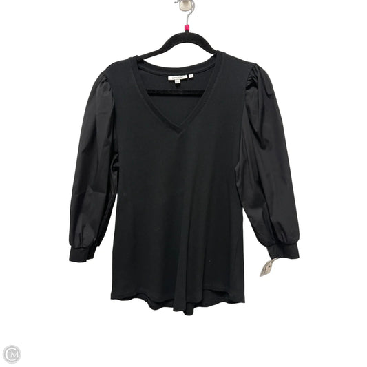 Top Long Sleeve By Chicos In Black, Size: L