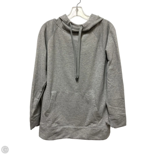 Athletic Sweatshirt Hoodie By Athleta In Grey, Size: M