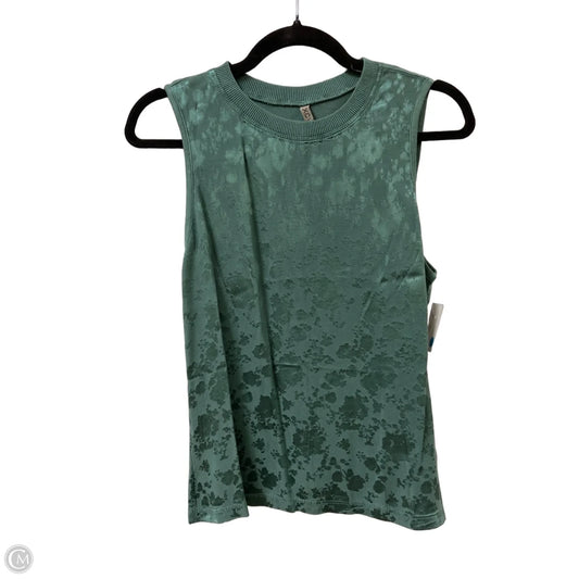 Top Sleeveless By Xcvi In Green, Size: Xs