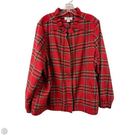 Coat Other By Cj Banks In Red, Size: 2x