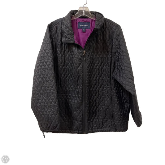 Coat Puffer & Quilted By Lands End In Black, Size: 3x