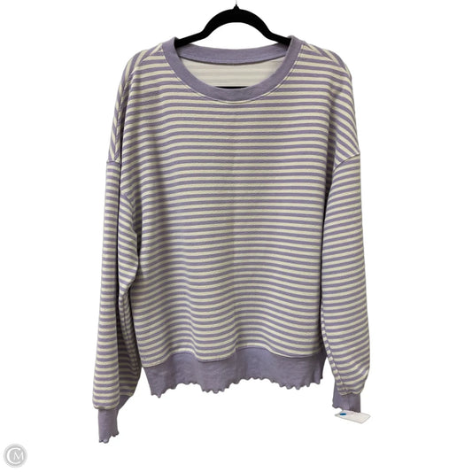 Sweater By Clothes Mentor In Purple, Size: L