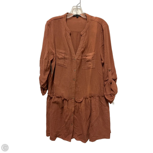 Dress Casual Midi By Wishlist In Orange, Size: L