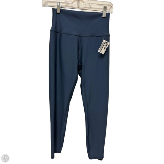 Athletic Leggings By Alo In Blue, Size: 8