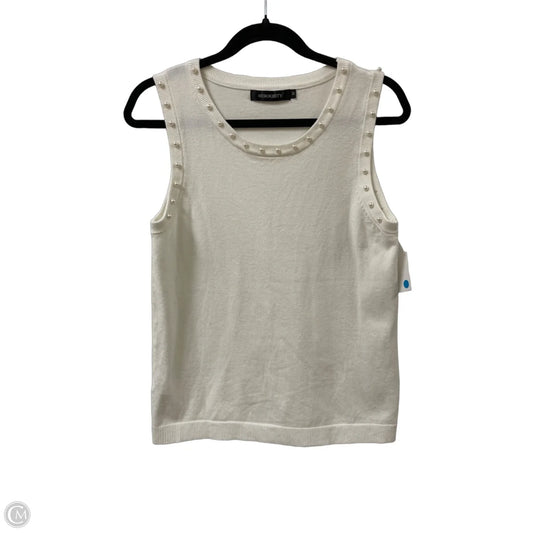 Top Sleeveless By Merokeety In Cream, Size: M