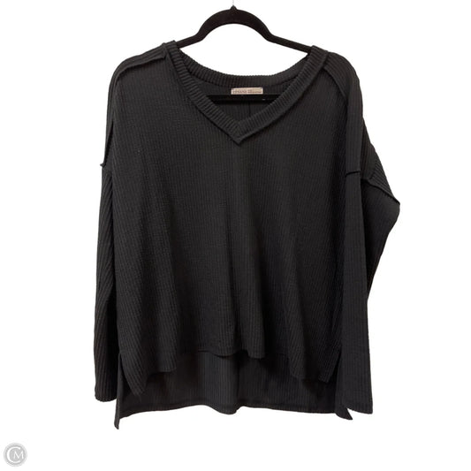 Sweater By Zenana In Black, Size: M