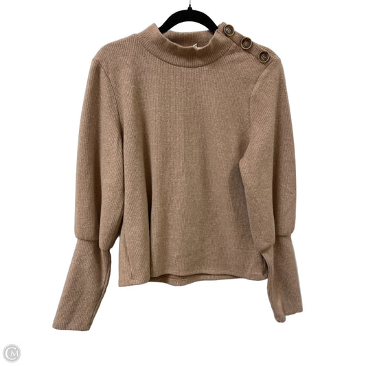 Sweater By June & Hudson In Tan, Size: L