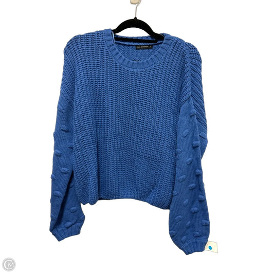 Sweater By Moon And Madison In Blue, Size: L