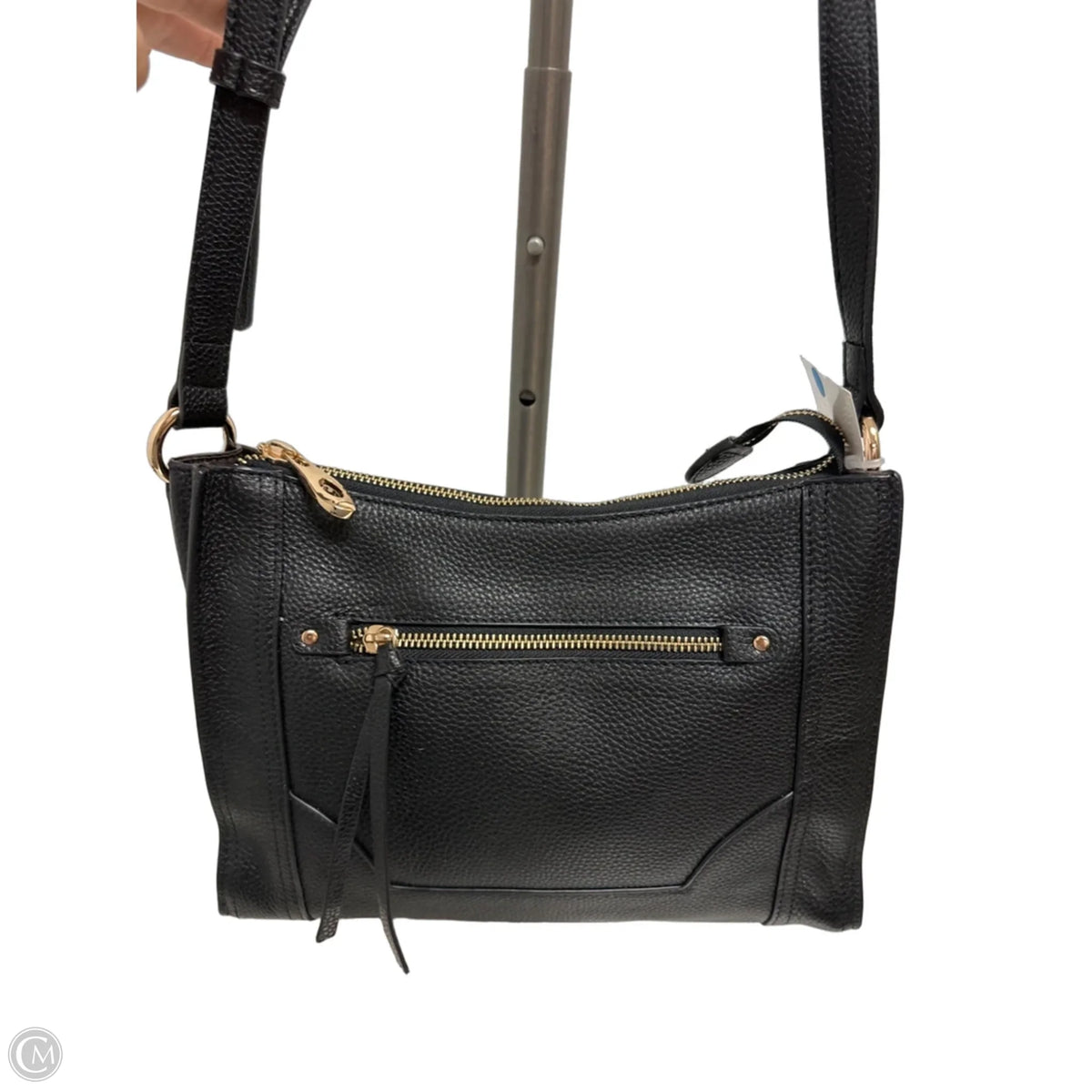 Handbag Leather By Clothes Mentor, Size: Medium