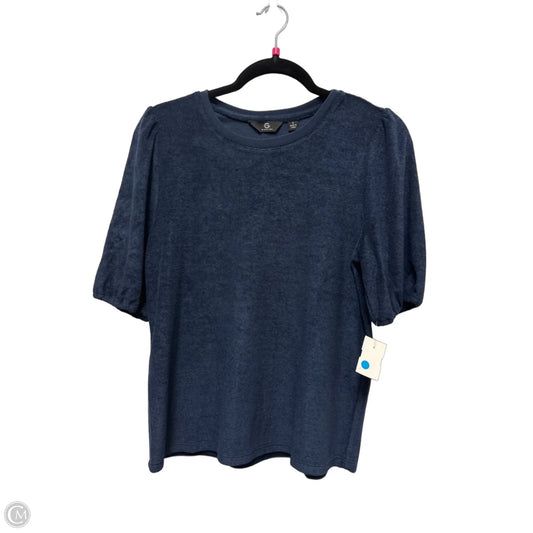 Sweater Short Sleeve By G By Giuliana In Navy, Size: S