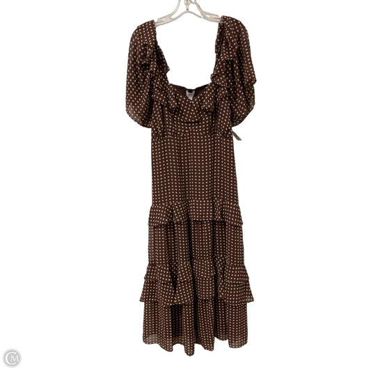 Dress Casual Maxi By Lucy Paris In Brown, Size: 2x