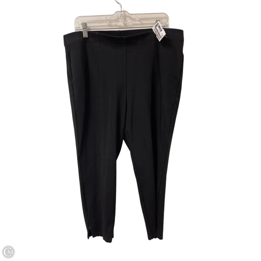 Pants Leggings By Chicos In Black, Size: 16