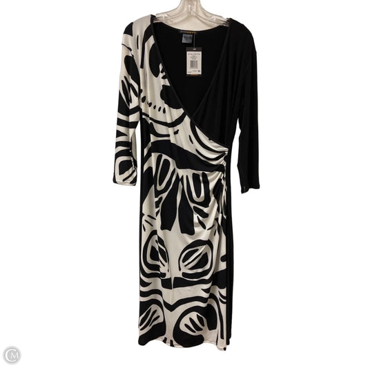 Dress Casual Maxi By Clothes Mentor In Black & White, Size: Xl