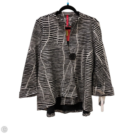 Blazer By Ic By Connie K In Black & Grey, Size: Xl