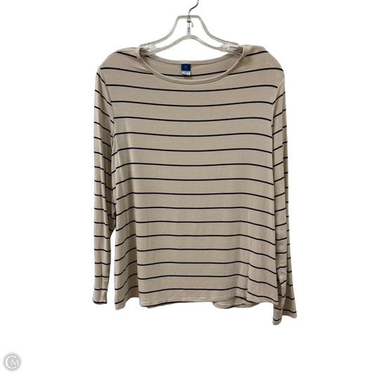 Blouse Long Sleeve By Tommy Hilfiger In Plaid Pattern, Size: M