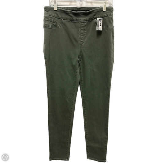 Pants Leggings By Chicos In Green, Size: 8