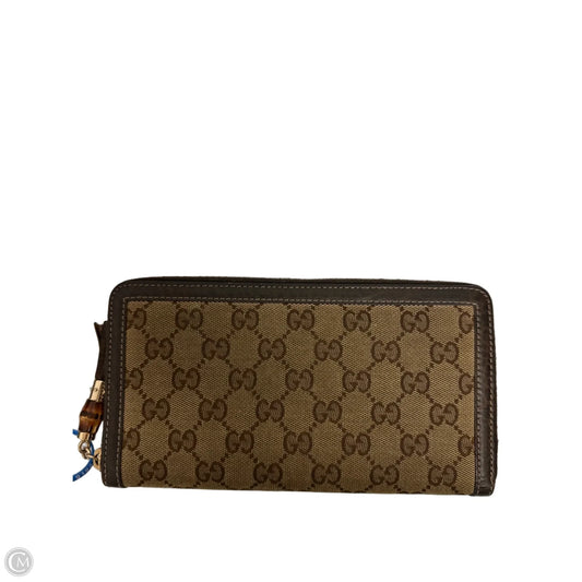 Wallet Luxury Designer By Gucci, Size: Large