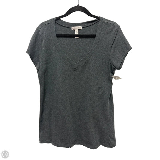 Top Short Sleeve By Ambiance Apparel In Grey, Size: 1x