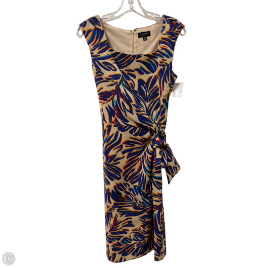 Dress Casual Midi By Tahari In Multi-colored, Size: M