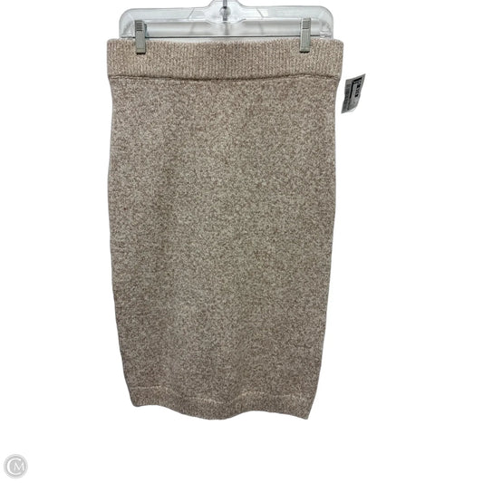 Skirt Midi By Donna Karan In Cream, Size: 10