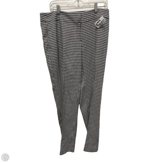 Pants Dress By Kasper In Black & White, Size: 8