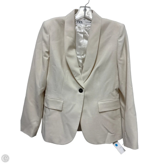 Blazer By Zara In Cream, Size: L