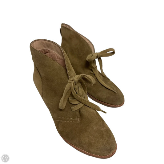 Boots Ankle Heels By Caslon In Green, Size: 8.5