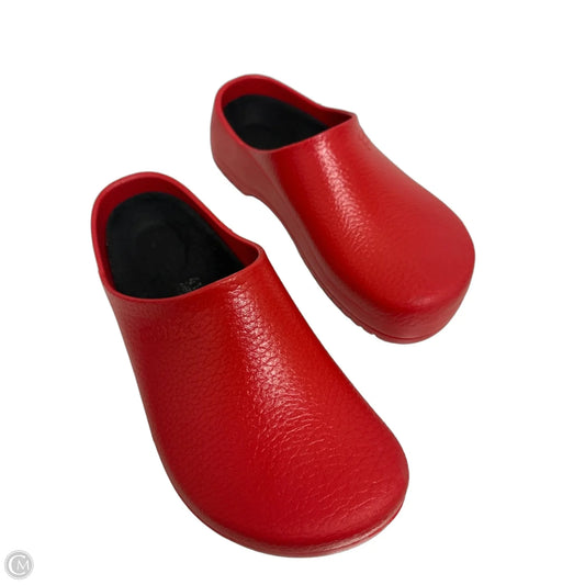 Shoes Flats By Birkenstock In Red, Size: 10
