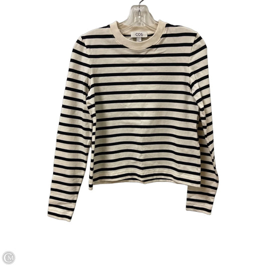 Top Long Sleeve By Cos In Black & Cream, Size: Xs