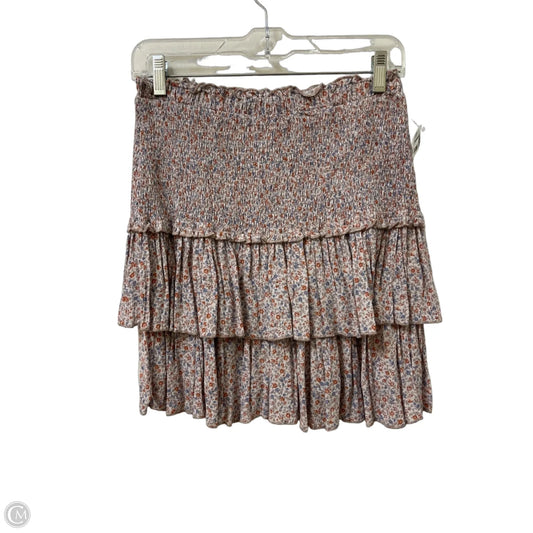 Skirt Mini & Short By Hem & Thread In Floral Print, Size: 12