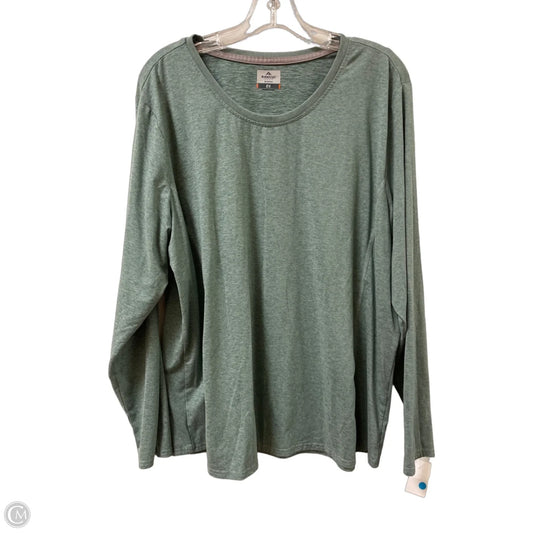 Athletic Top Long Sleeve Crewneck By Clothes Mentor In Blue, Size: 2x